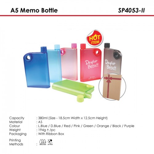 A5 Memo Bottle - SP4053-II