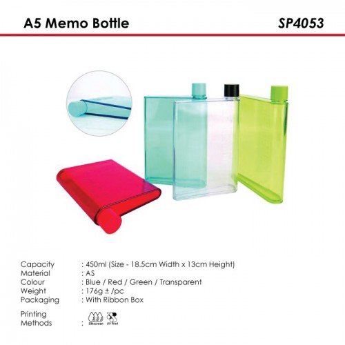 A5 Memo Bottle - SP4053