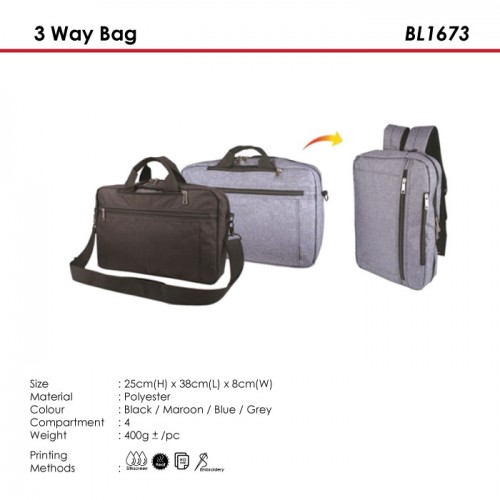 3 Way Bag - BL1673