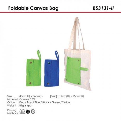 Foldable Canvas Bag - BS3131-I...