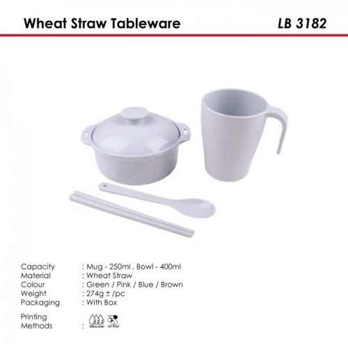 Wheat Straw Tableware - LB 3182