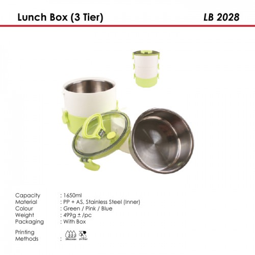 Lunch Box (3 Tier) - LB 2028