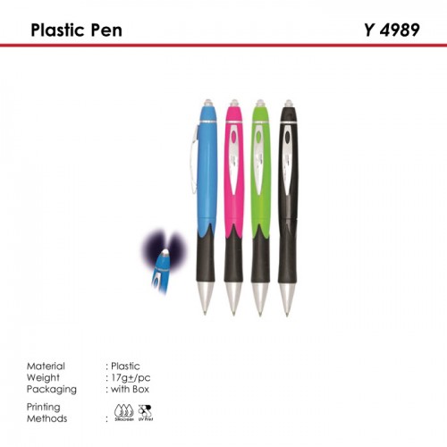 Plastic Pen -Y 4989