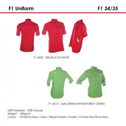 F1 Uniform - F1 34/35